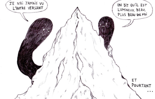 Couverture l'Ombre de la Montagne par Adrien Richard illustrateur